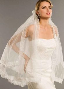 Voile de mariée court