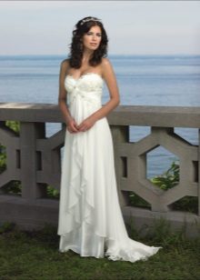 Robe de mariée Empire pour low