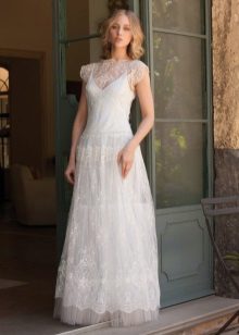 Robe de mariée à la française avec bretelles