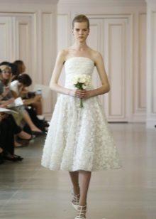 Robe de mariée courte pour le second mariage