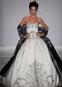 Robe de mariée en argent