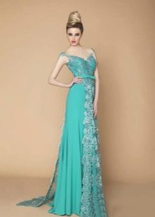 Robe de mariée menthe
