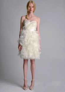 Robe de mariée courte de MARCHESA