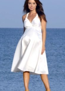 Robe de mariée courte de maternité