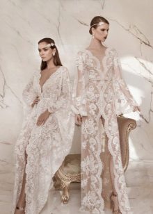 Robes en dentelle transparentes de Lior Charchy