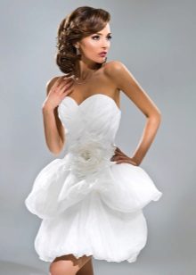 Robe de mariée courte par Anna Bogdan