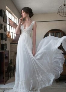 Robe de mariée longue d'été