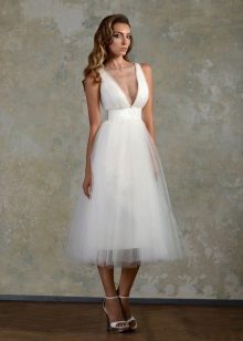 Robe de mariée en organza