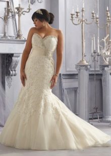 Robe de mariée sirène pour mariées