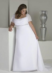 Robe de mariée de style Empire à manches