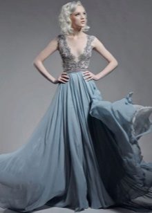 Robe de mariée de Paolo Sebastian bleu