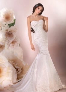 Robe de mariée de libellule sirène