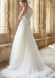Robe de mariée en mousseline de soie Raimon Bundo