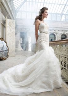Robe de mariée sirène par Lazaro