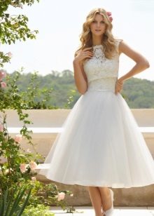 Robe de mariée A-Silhouette fermée