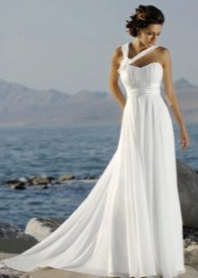 Mariage de style Empire pour la cérémonie de la plage