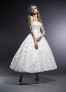 Magnifique robe de mariée dans le style des années 40.