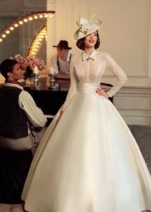 Robe de mariée de Tatiana Kaplun dans un style rétro