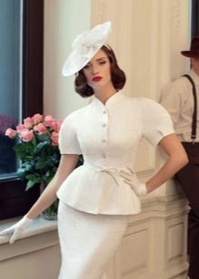 Robe de mariée avec basky de Tatiana Kaplun