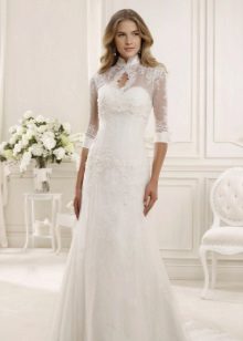 Robe de mariée à manches moyennes