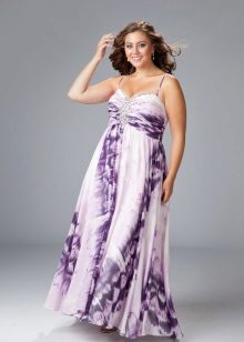 robe de soirée pour la pleine lumière