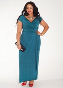 Robe de soirée avec une odeur pour le plein bleu