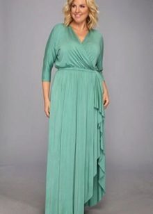 Robe de soirée avec une odeur pour la menthe pleine