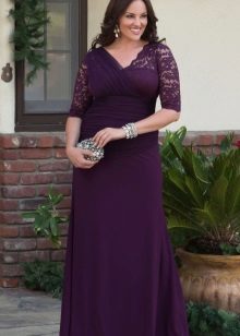 Robe de soirée avec une odeur pour pleine