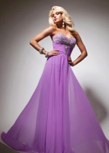 Robe violet clair