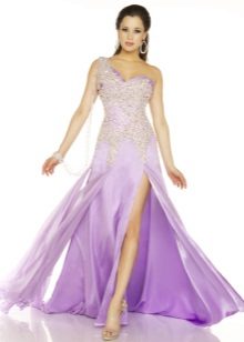 Robe violette douce