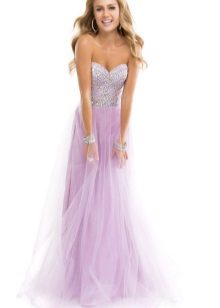 Robe violet clair