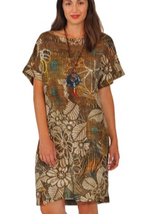 Robe de soirée pour obèses de Elena Miro avec un imprimé