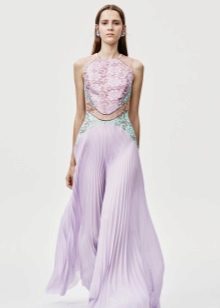 Robe de soirée doucement lilas