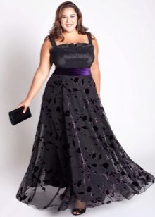 Robe de soirée Empire pour obèses