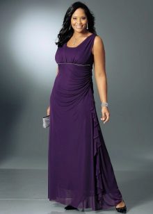 Robe de soirée coupe droite