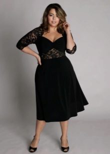 Robe de soirée courte pour les dentelles