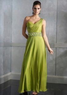 Robe de soirée en vert