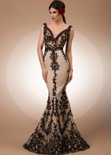 Robe de soirée noire