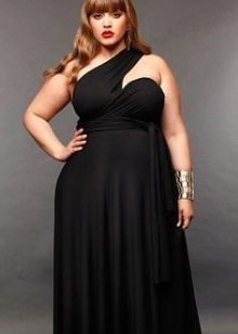 Robe de soirée grecque pour obèses