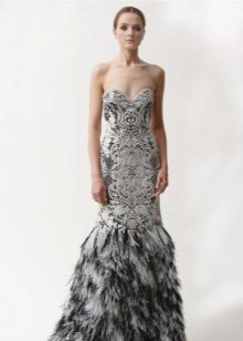 Robes de soirée du Naeem Khan sirène