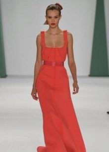 Robe de soirée de Carolina Herrera rouge