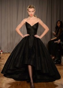 Robe de soirée du Zac Posen court devant