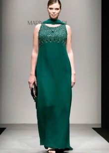 Robe de soirée élégante pour un complet de Marina Rinaldi vert