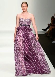 Elena Miro Robe de soirée élégante pourpre