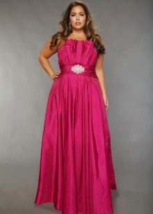 Robe de soirée rouge élégante pour le rouge complet