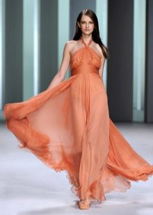 Une robe de soirée transparente au sol n'est pas chère