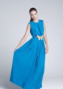 Robe de soirée bleu clair