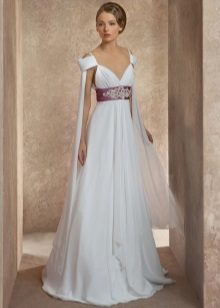 Robe de mariée Empire avec ceinture