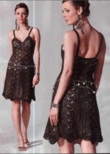 Robe de soirée en crochet