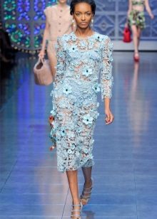 Robe de soirée en maille de Dolce & Gabbana